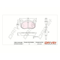 KLOCKI HAMULCOWE BPD573907DRV
