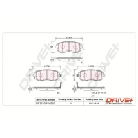 KLOCKI HAMULCOWE BPD575839DRV