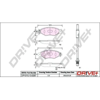 KLOCKI HAMULCOWE BPD578495DRV