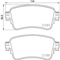 KLOCKI HAMULCOWE BPD578961HL
