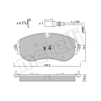 KLOCKI HAMULCOWE BPD676398MTL