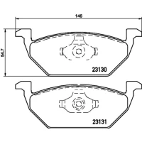 KLOCKI HAMULCOWE BPD700672HL