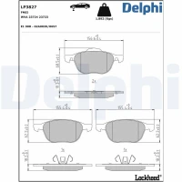 KLOCKI HAMULCOWE BPD700962DH