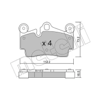 KLOCKI HAMULCOWE BPD705331MTL