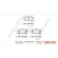 KLOCKI HAMULCOWE BPD733662DRV
