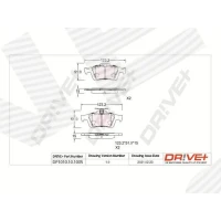KLOCKI HAMULCOWE BPD742202DRV