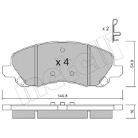 KLOCKI HAMULCOWE BPD761141MTL