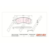 KLOCKI HAMULCOWE BPD788010DRV