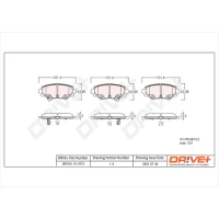 KLOCKI HAMULCOWE BPD801029DRV