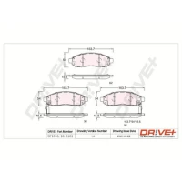 KLOCKI HAMULCOWE BPD802812DRV