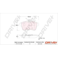 KLOCKI HAMULCOWE BPD809791DRV