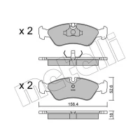 KLOCKI HAMULCOWE BPD828497MTL