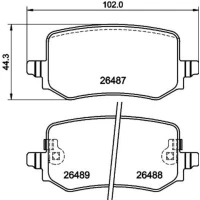 KLOCKI HAMULCOWE BPD852910HL