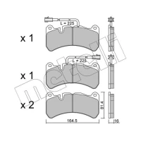 KLOCKI HAMULCOWE BPD862627MTL