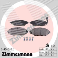 KLOCKI HAMULCOWE BPD932620ZM