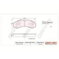 KLOCKI HAMULCOWE BPD949747DRV