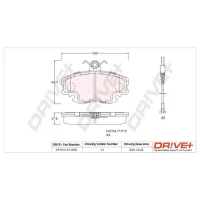 KLOCKI HAMULCOWE BPD985640DRV