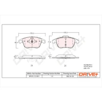 KLOCKI HAMULCOWE BPD989919DRV