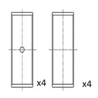 WKŁADKI WAŁU KORBOWEGO CB054356FA