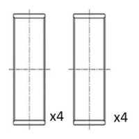 WKŁADKI WAŁU KORBOWEGO CB078023FA