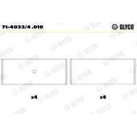 WKŁADKI WAŁU KORBOWEGO CB102863GL