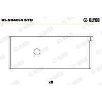 WKŁADKI WAŁU KORBOWEGO CB291796GL