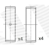 WKŁADKI WAŁU KORBOWEGO CB424136FA