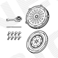 ZESTAW SPRZĘGŁA CSK446166VA