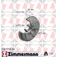 BĘBEN HAMULCOWY DB226327ZM