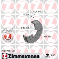 BĘBEN HAMULCOWY DB537903ZM