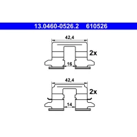 UCHWYTY KLOCKÓW HAMULCOWYCH DBA500275AT