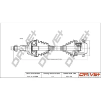 PÓŁOSIE DS253498DRV