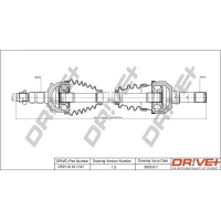 PÓŁOSIE DS254950DRV