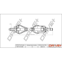 PÓŁOSIE DS301024DRV