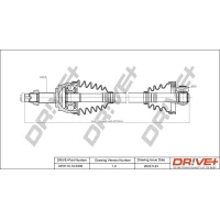 PÓŁOSIE DS625847DRV
