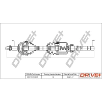 PÓŁOSIE DS636804DRV