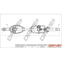 PÓŁOSIE DS668839DRV