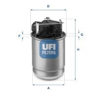 FILTR PALIWA FF003510UF