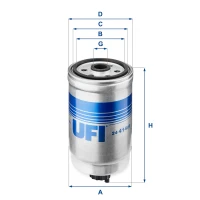 FILTR PALIWA FF163131UF