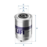 FILTR PALIWA FF166426UF