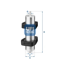 FILTR PALIWA FF208766UF