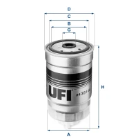 FILTR PALIWA FF361658UF