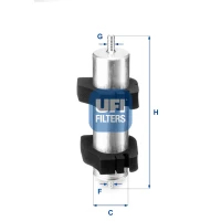 FILTR PALIWA FF381493UF