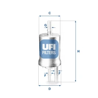 FILTR PALIWA FF563198UF
