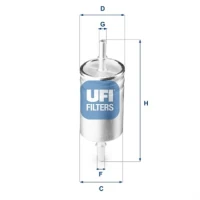 FILTR PALIWA FF628537UF