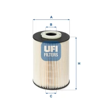 FILTR PALIWA FF664612UF