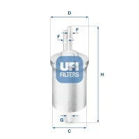 FILTR PALIWA FF758010UF