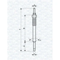 ŚWIECE ŻAROWE GP488556MM
