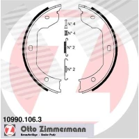 SZCZĘKI HAMULCA RĘCZNEGO HBP111086ZM