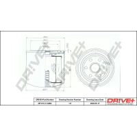 FILTR OLEJU OF408393DRV